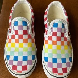 Kids rainbow Vans